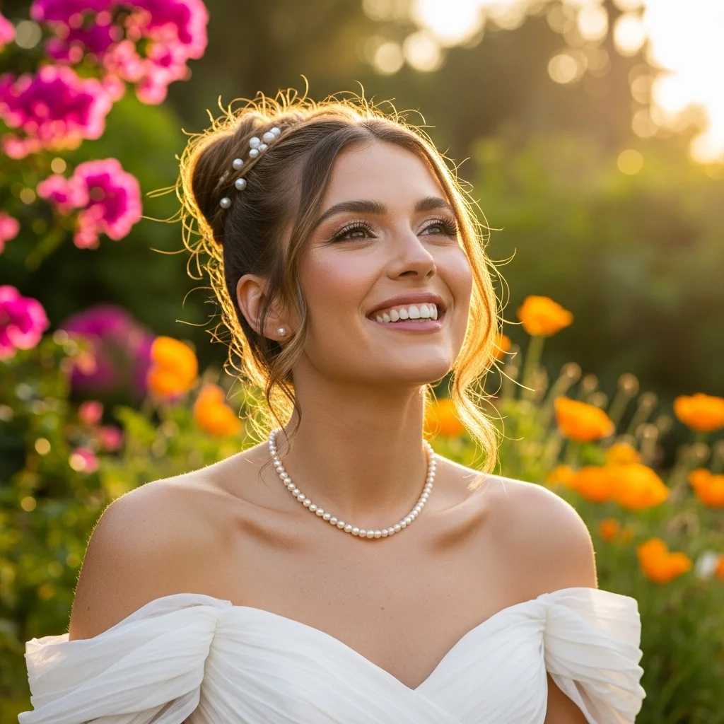 Top 23 Hairstyles for Engagement Photos: Look Stunning for Your Big Announcement! 14 space buns 2