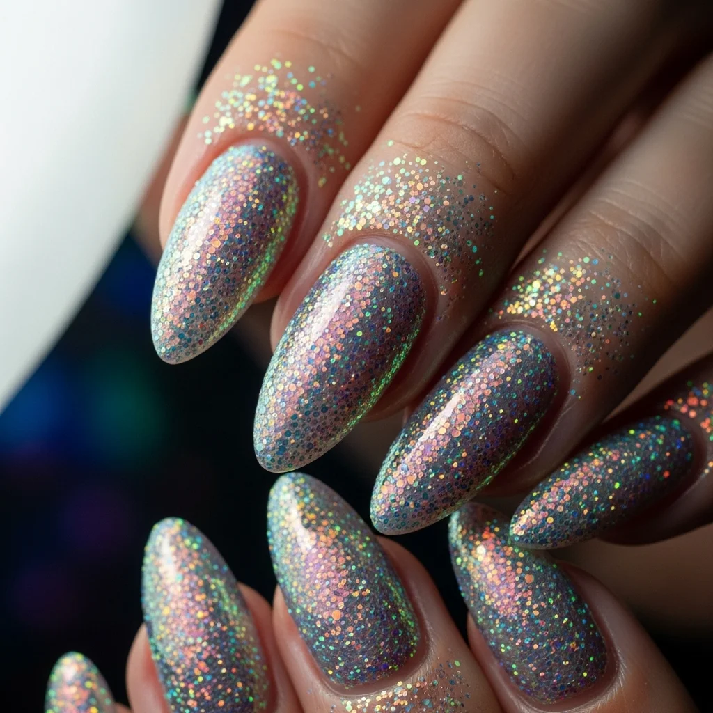 sparkling glitter