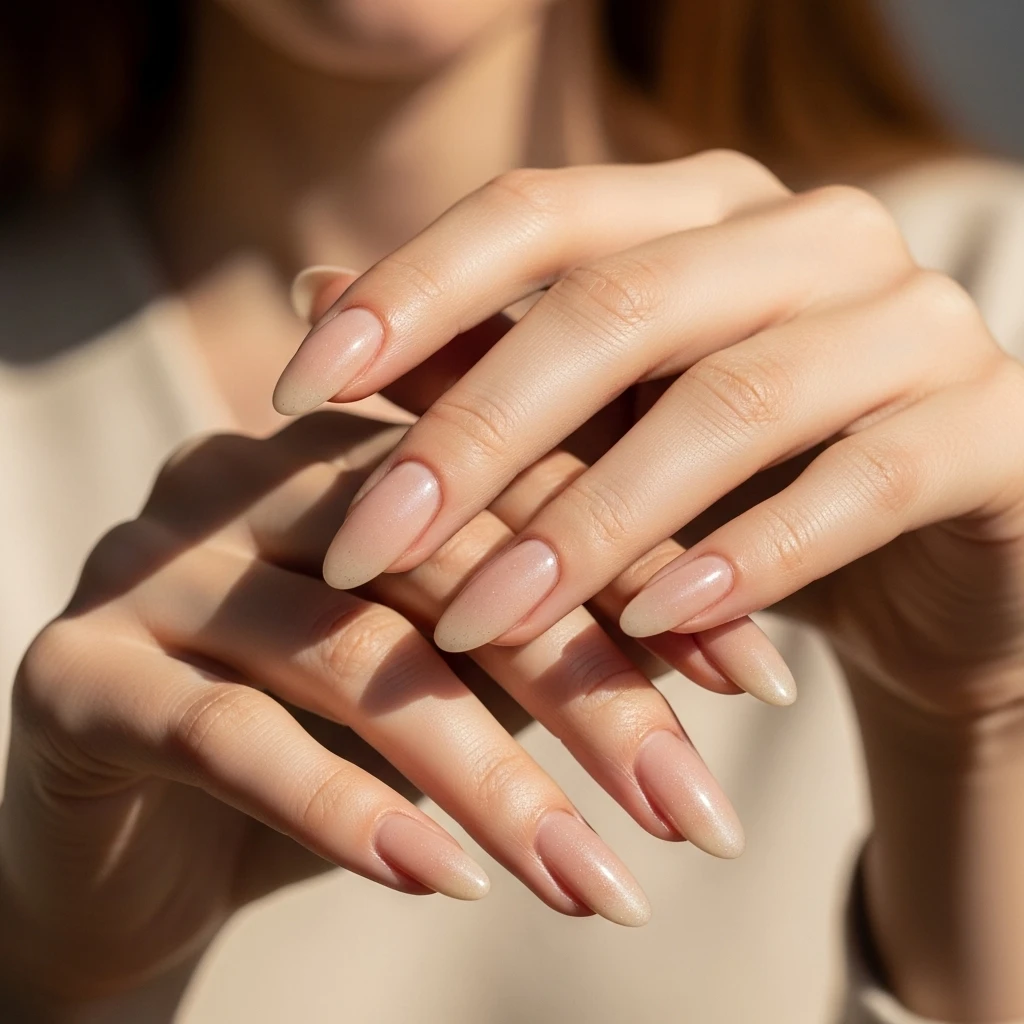 subtle shimmer