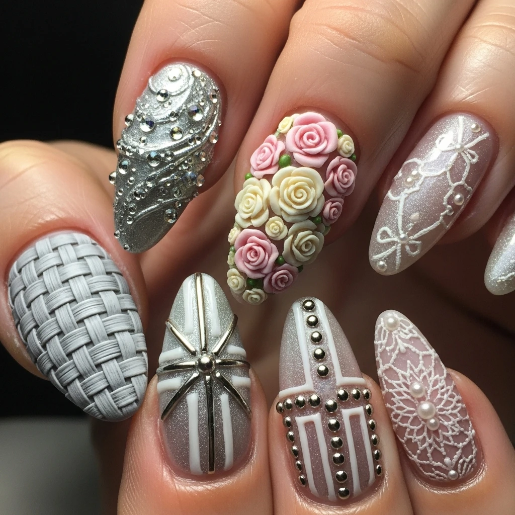 textured nails