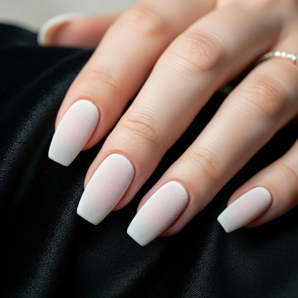 Top 17 Wedding Coffin Nails for the Modern Bride 18 textured velvet finish
