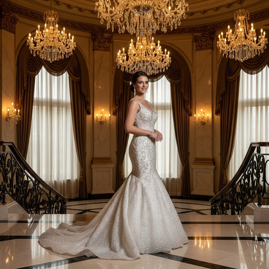 15 Mermaid Wedding Dresses That Make You Feel Amazing 4 the beaded mermaid
