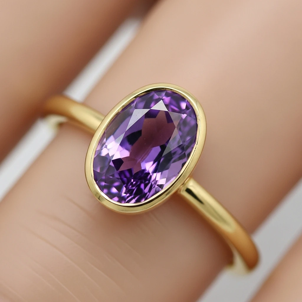 29 Dream Wedding Rings for Your Perfect Day 28 the bezel set gemstone ring non diamond