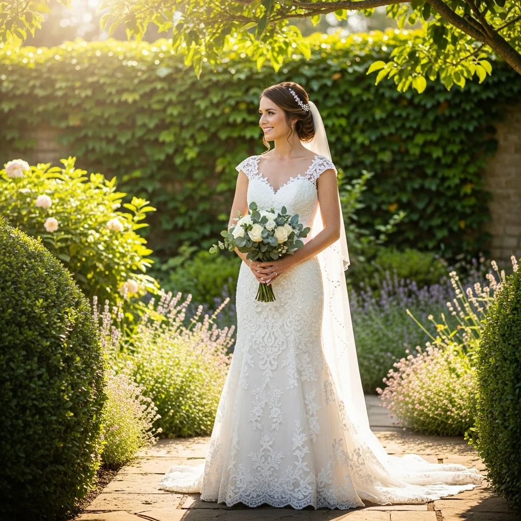 15 Mermaid Wedding Dresses That Make You Feel Amazing 2 the classic lace mermaid