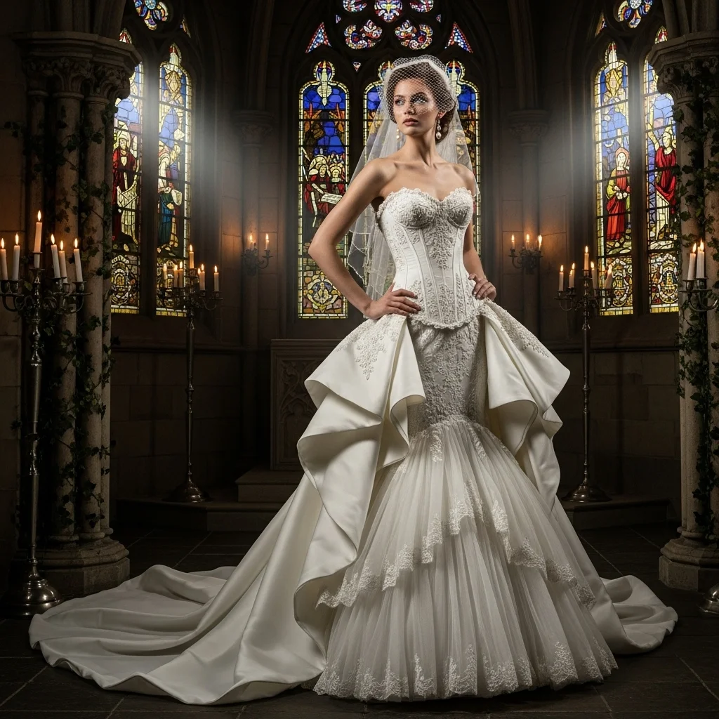 the corset wedding dress