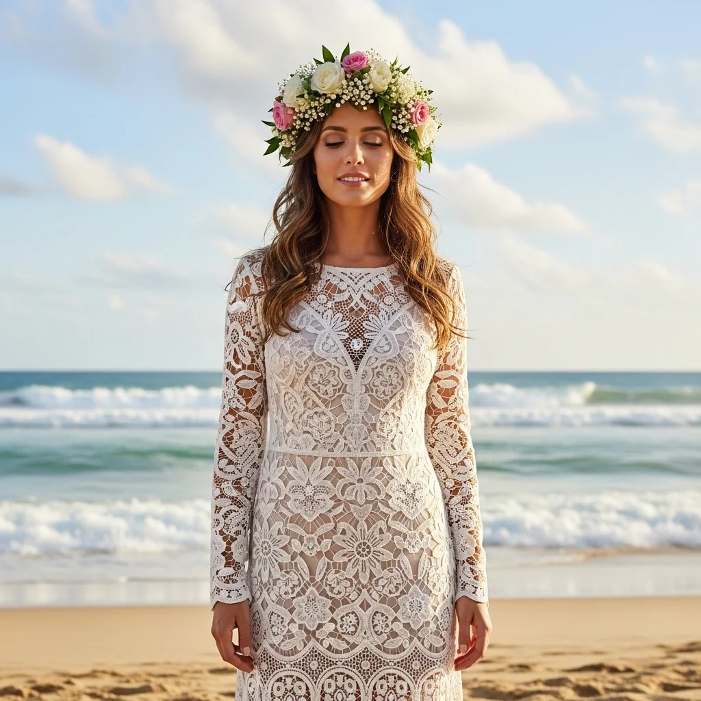 the crochet dress