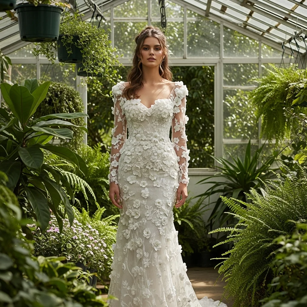 Top 13 Ethereal Wedding Dresses to Make You Feel Like a Dream 13 the everlasting bloom
