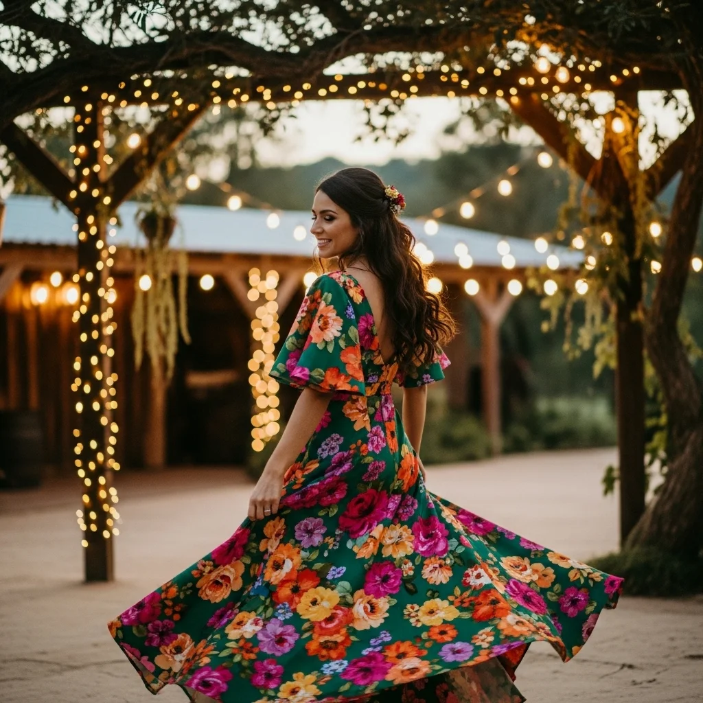 11 After Party Wedding Dresses to Dance the Night Away 4 the flowy maxi dress