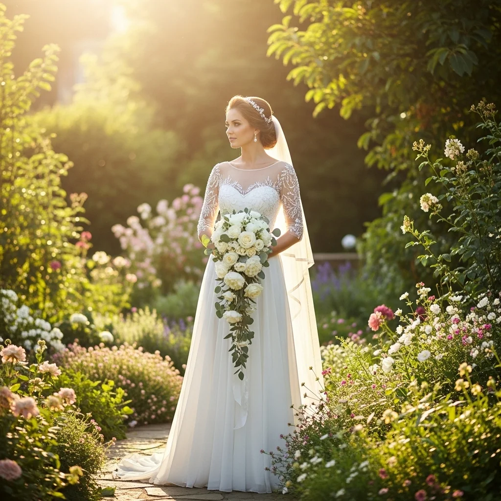 23 Dreamy Wedding Dresses to Make You Say Yes 16 the illusion neckline gown