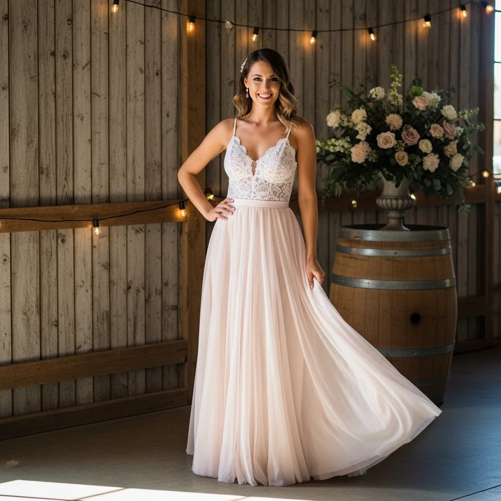 11 After Party Wedding Dresses to Dance the Night Away 8 the lace bodysuit and skirt combo
