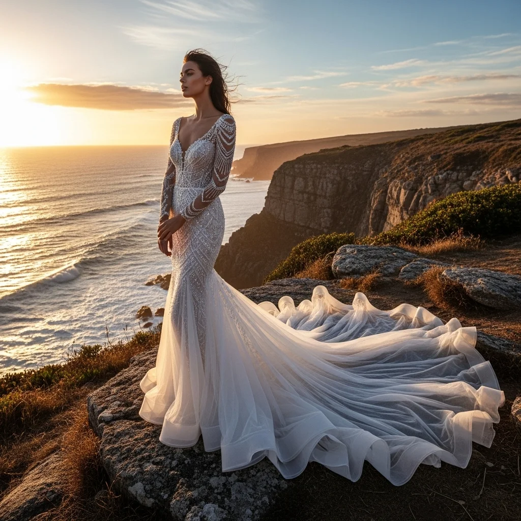 Top 13 Ethereal Wedding Dresses to Make You Feel Like a Dream 9 the mermaid s dream