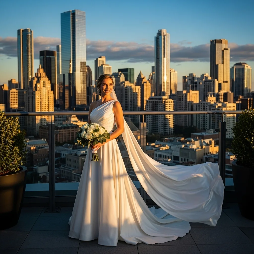 23 Dreamy Wedding Dresses to Make You Say Yes 14 the one shoulder gown 1