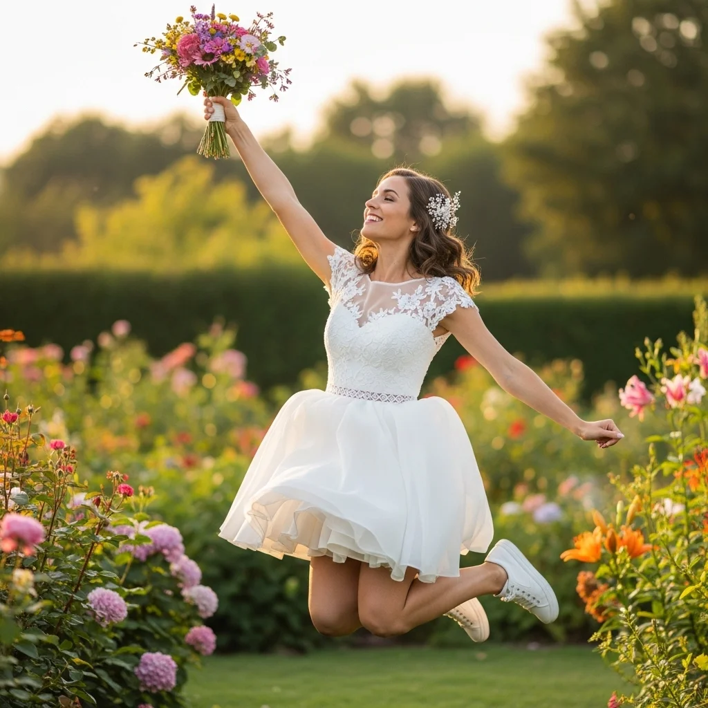 23 Dreamy Wedding Dresses to Make You Say Yes 22 the short dress