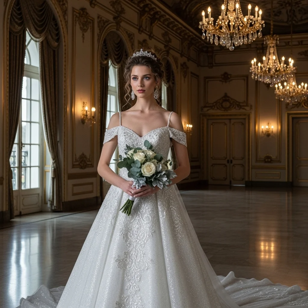 Top 13 Ethereal Wedding Dresses to Make You Feel Like a Dream 7 the silver moonbeam