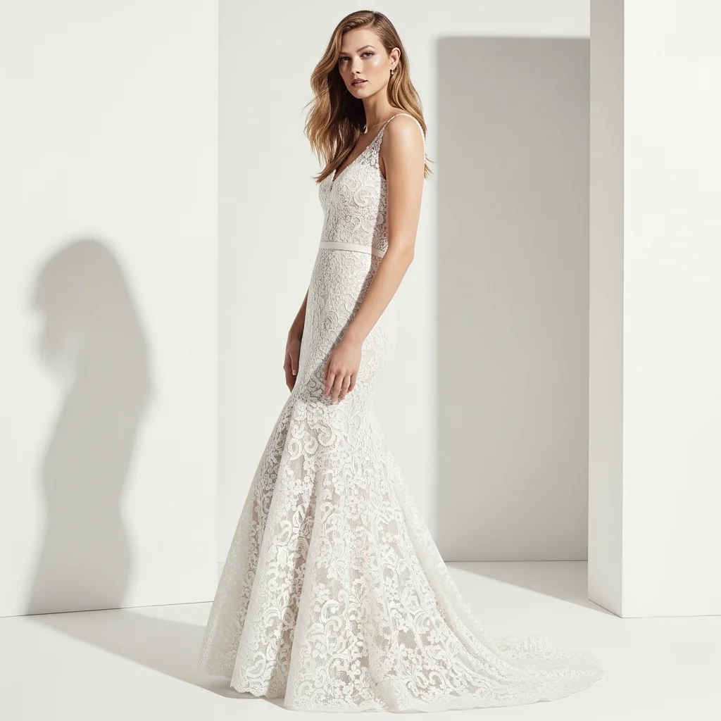the sleek mermaid gown