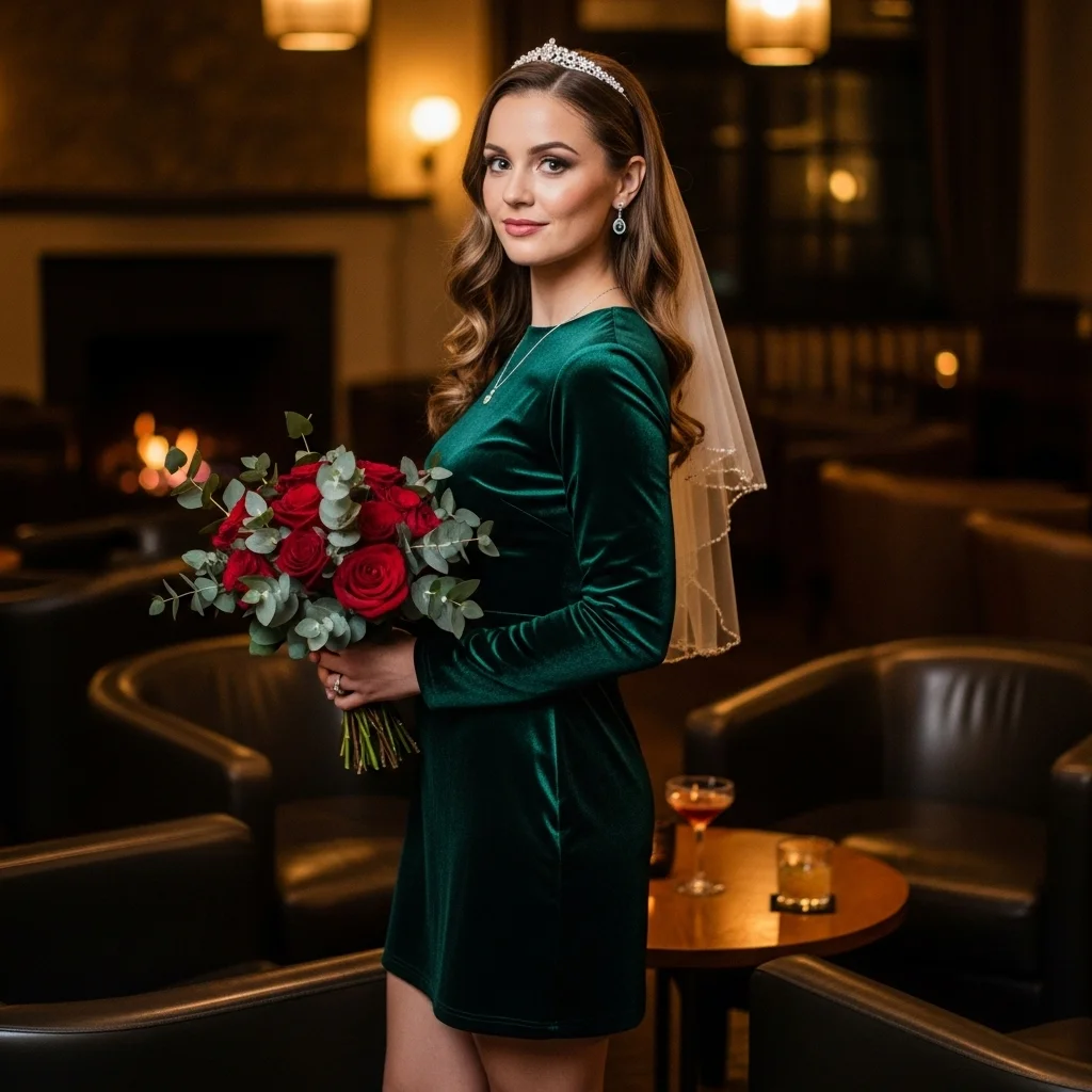 11 After Party Wedding Dresses to Dance the Night Away 7 the velvet mini dress