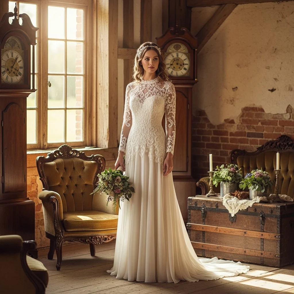 23 Dreamy Wedding Dresses to Make You Say Yes 7 the vintage inspired gown
