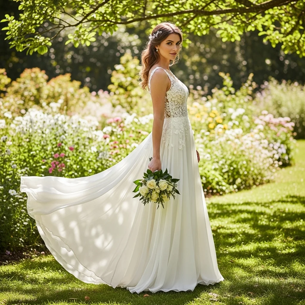 Top 13 Ethereal Wedding Dresses to Make You Feel Like a Dream 1 the whispering willow gown