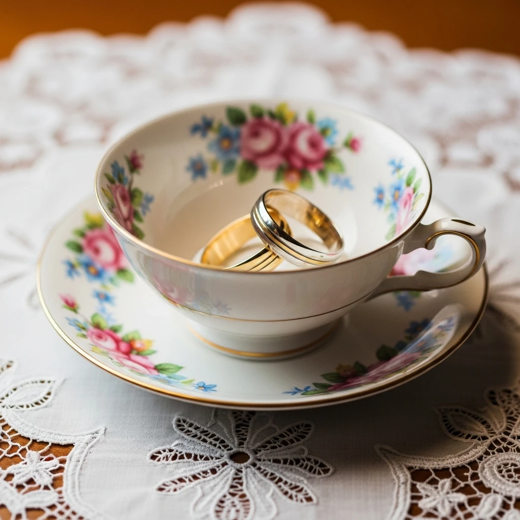vintage teacup