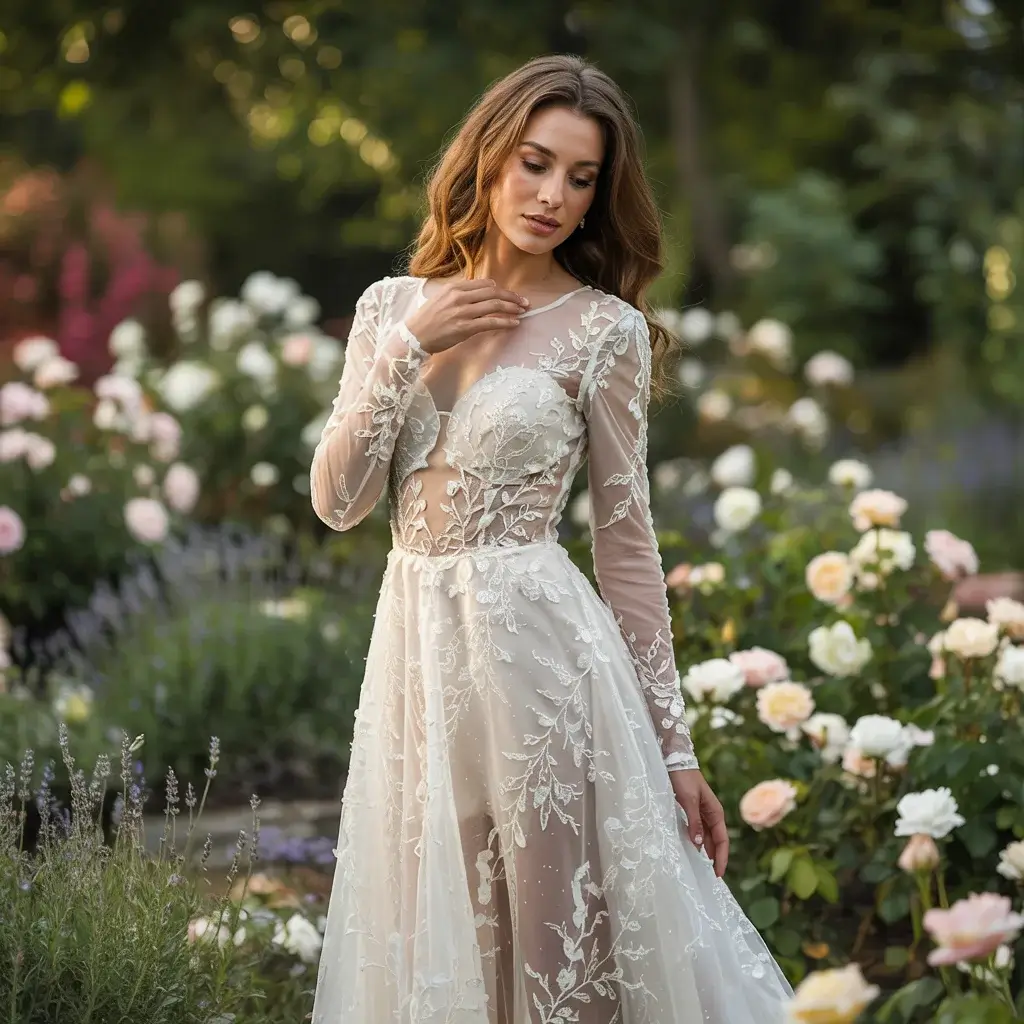 85 Most Recommended Wedding Dresses for Your Bridal Look 2 See Through Wedding Dresses