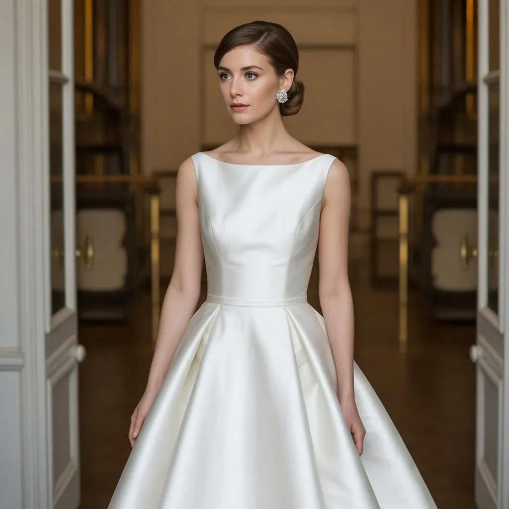 85 Most Recommended Wedding Dresses for Your Bridal Look 79 Boat Neck Bridal Gowns