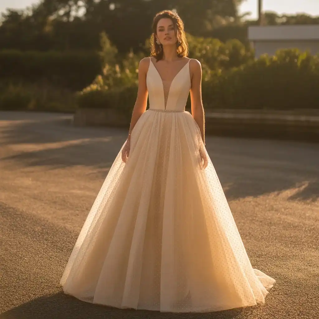 85 Most Recommended Wedding Dresses for Your Bridal Look 66 Champagne Wedding Dress