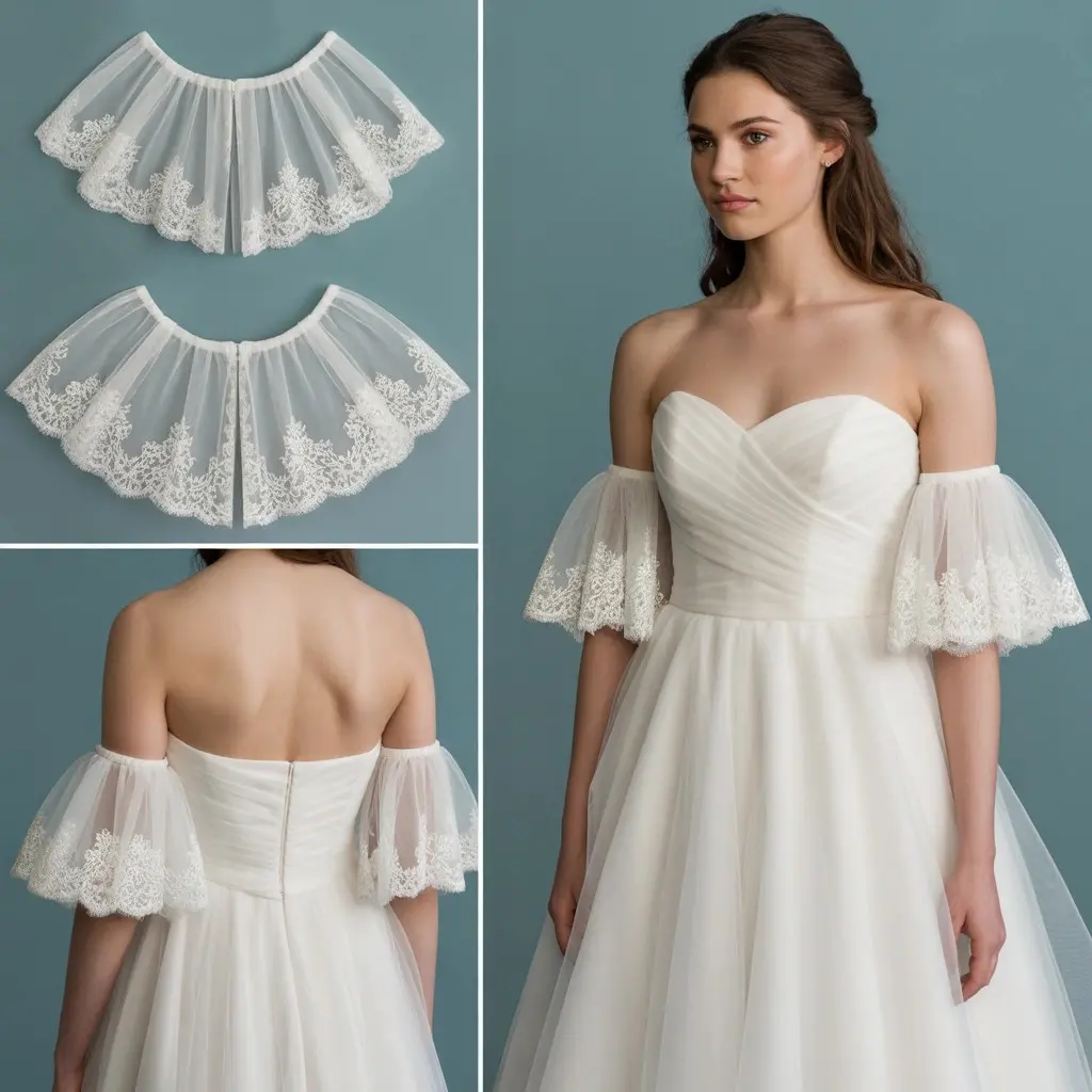 85 Most Recommended Wedding Dresses for Your Bridal Look 76 Detachable Sleeves for Wedding Dress