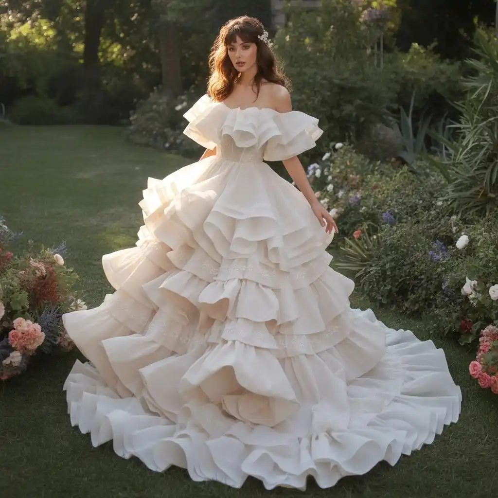 85 Most Recommended Wedding Dresses for Your Bridal Look 46 Frilly Wedding Dress