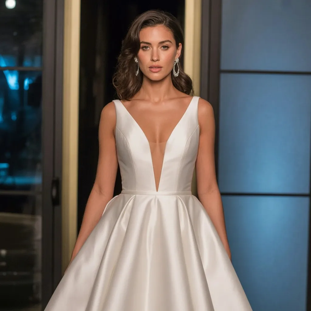 85 Most Recommended Wedding Dresses for Your Bridal Look 56 Low Cut Wedding Gowns