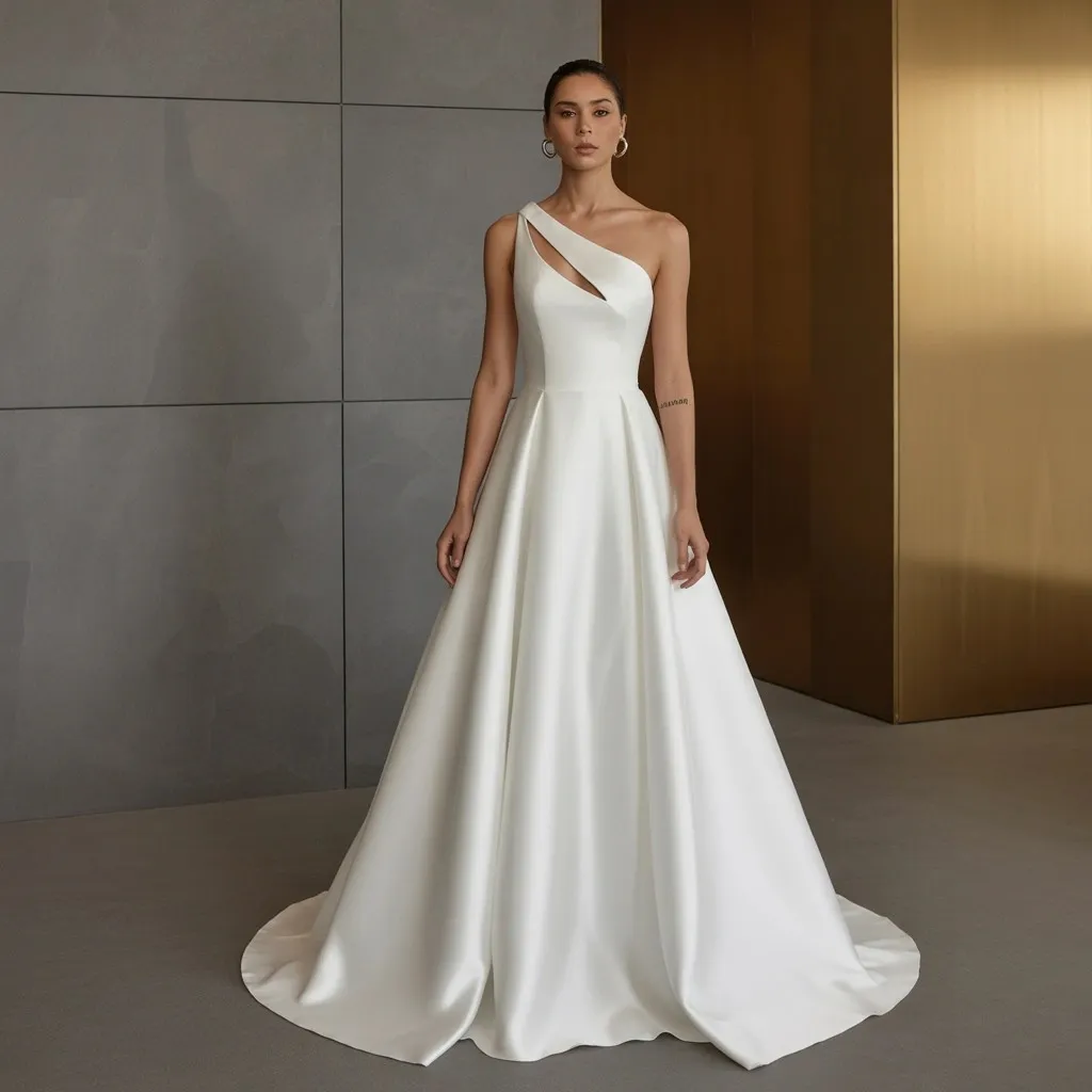 85 Most Recommended Wedding Dresses for Your Bridal Look 50 One Shoulder Wedding Dress