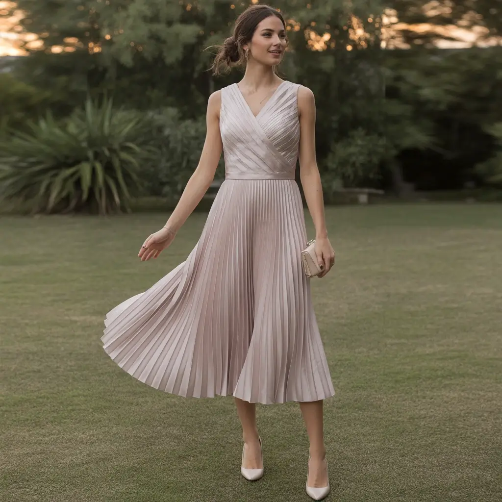 85 Most Recommended Wedding Dresses for Your Bridal Look 24 Pleated Wedding Guest Dresses