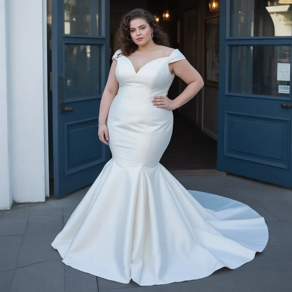 85 Most Recommended Wedding Dresses for Your Bridal Look 78 Plus Size Mermaid Wedding Dresses