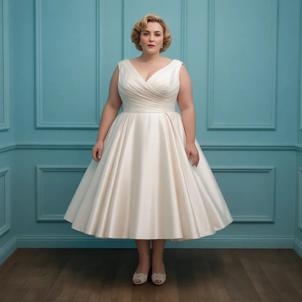 85 Most Recommended Wedding Dresses for Your Bridal Look 54 Plus Size Tea Length Wedding Dresses
