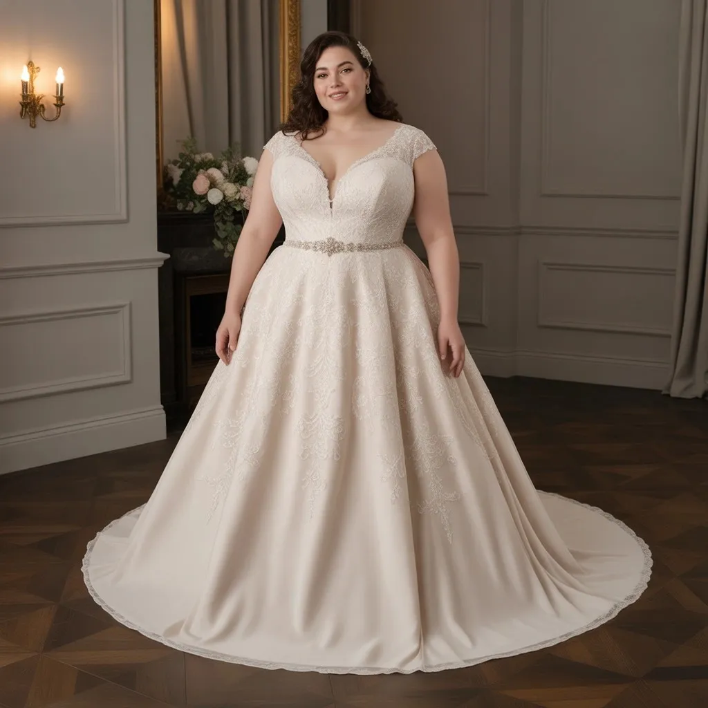 85 Most Recommended Wedding Dresses for Your Bridal Look 44 PlusSizeWeddingDress