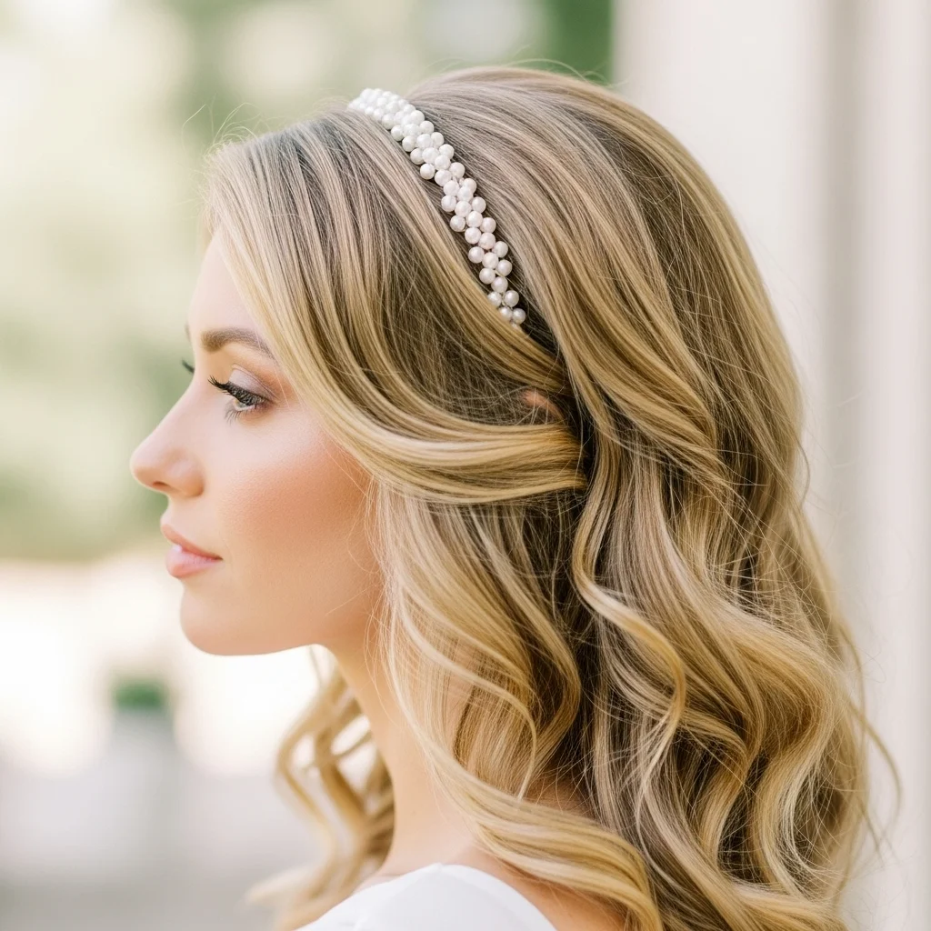 17 Loose Curly Hairstyles You Will Adore 14 accessorized loose curls headbands clips scarves