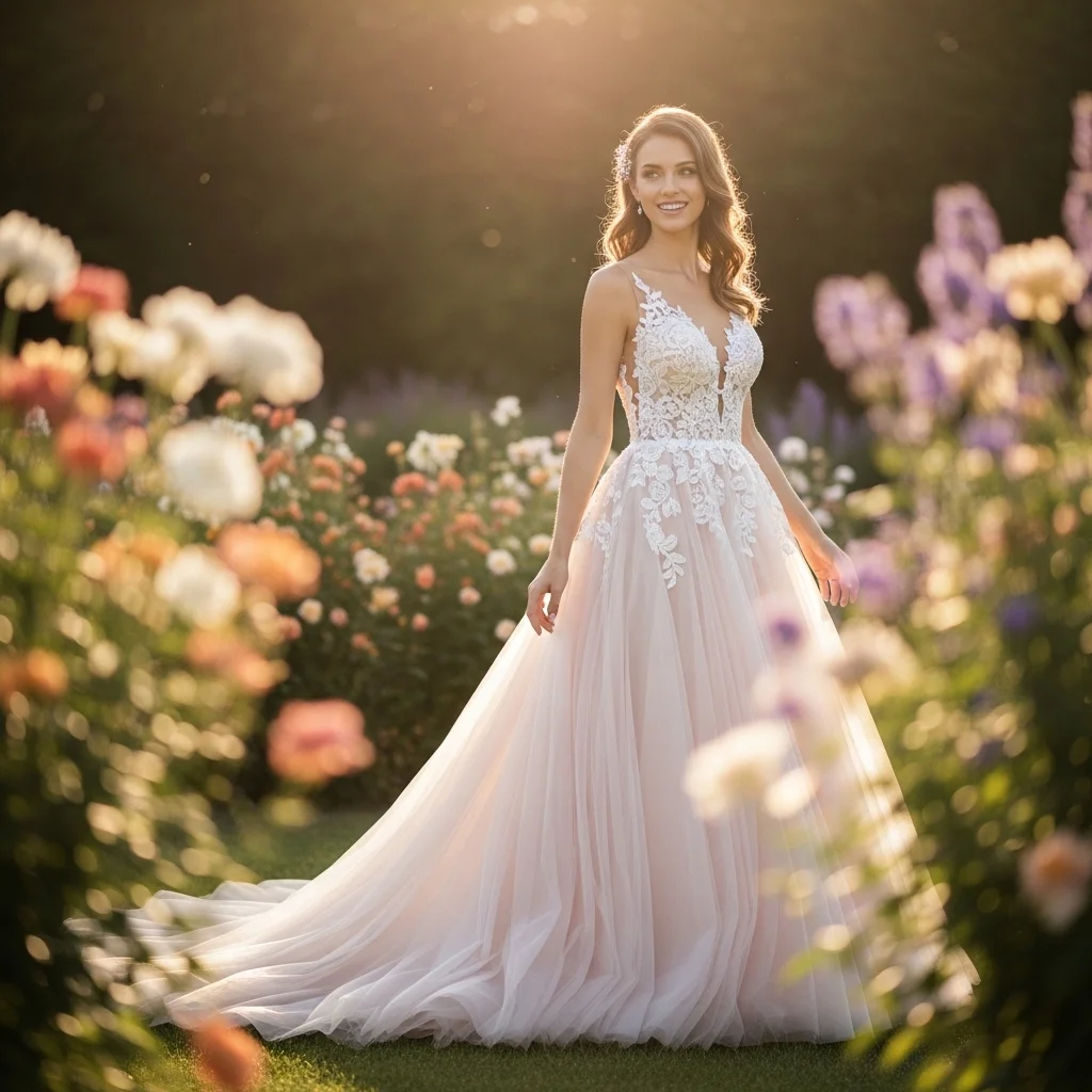 23 Stunningly Unique Colored Wedding Dresses 2 blush pink elegance