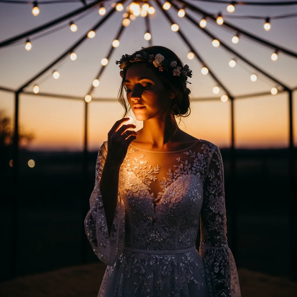boho glam sequin embellishment