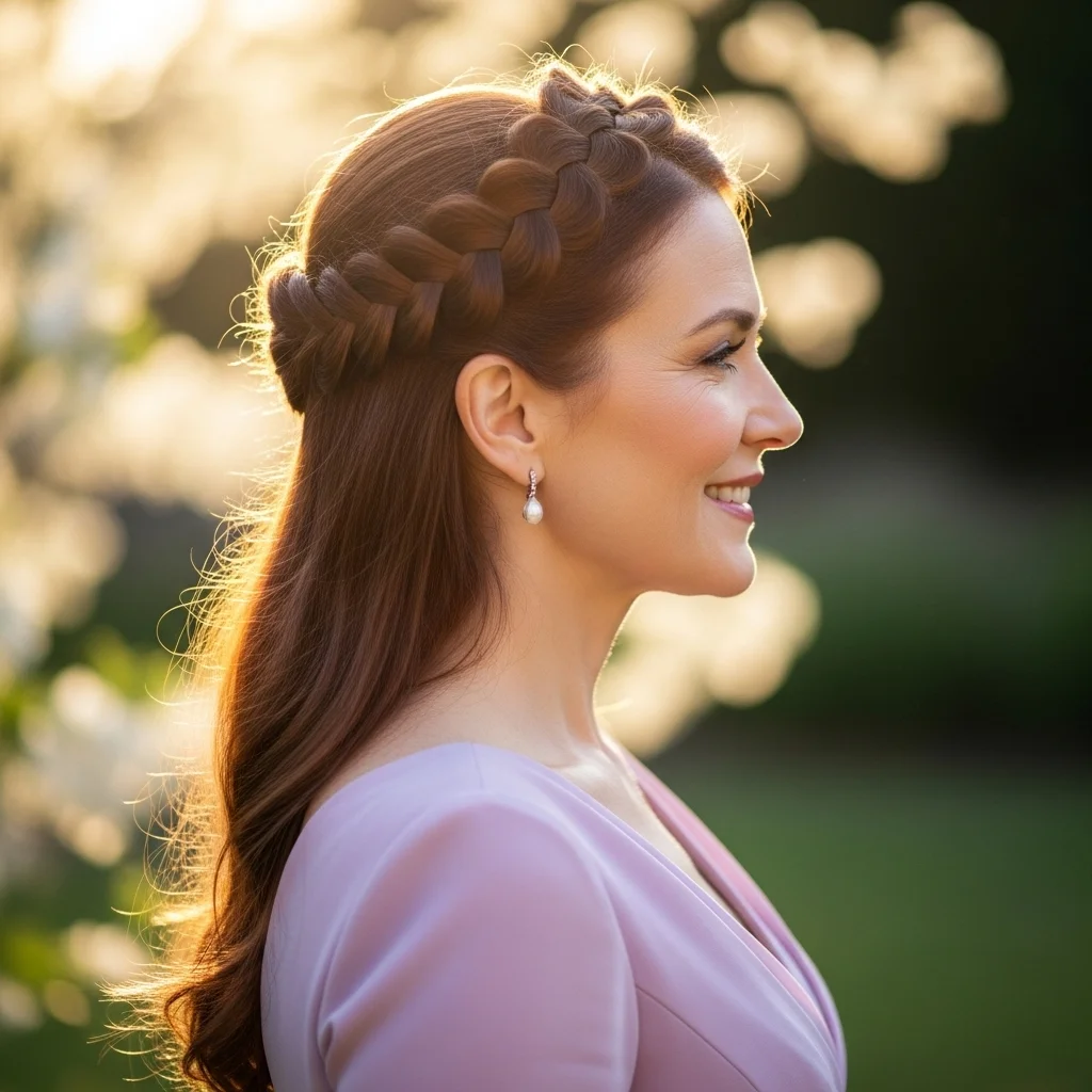 braided crown updo 1