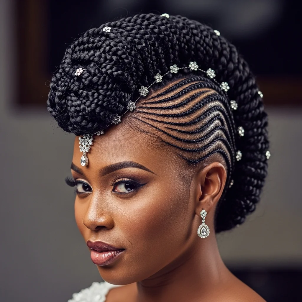 braided mohawk