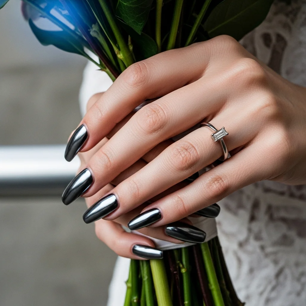 charcoal chrome elegance