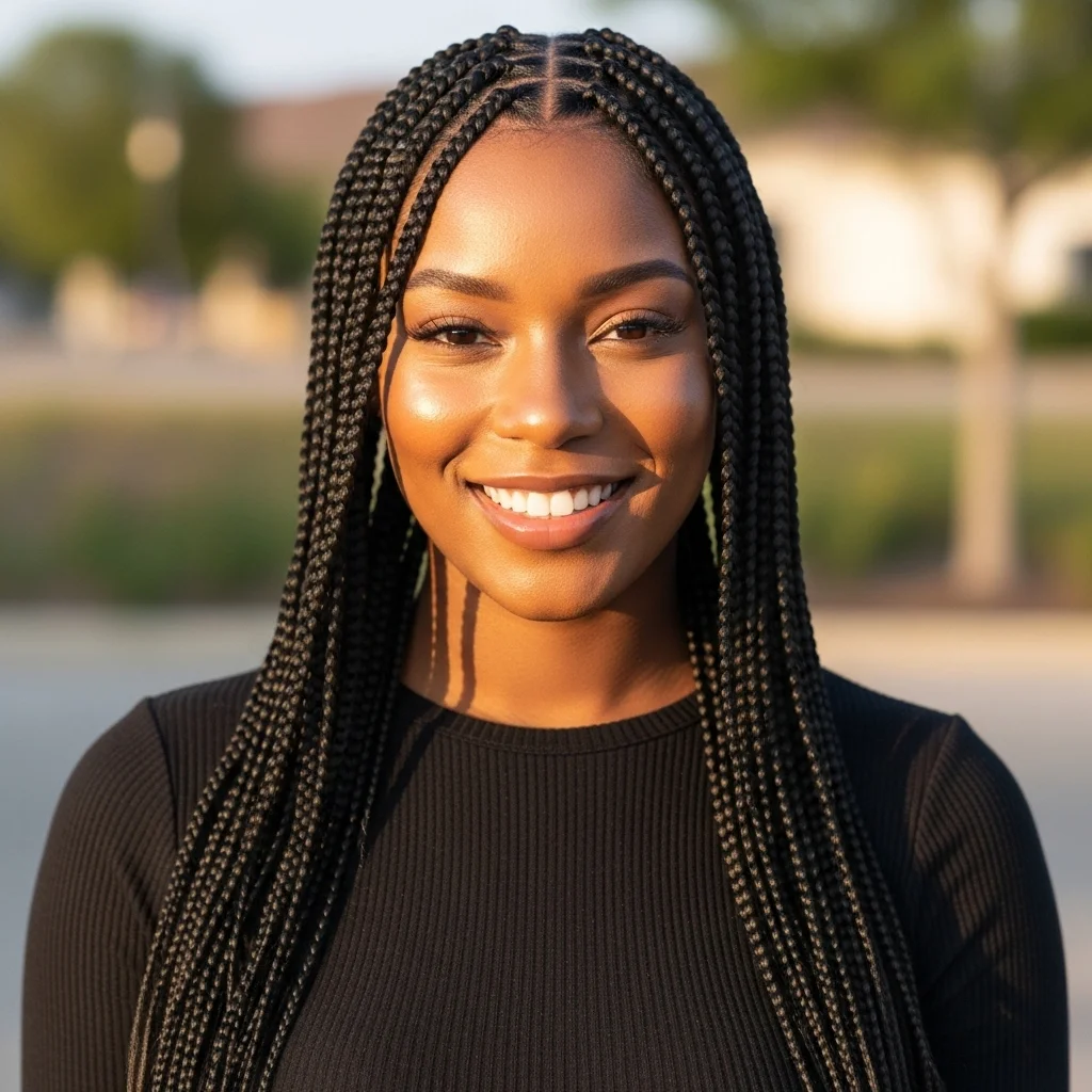 classic medium box braids