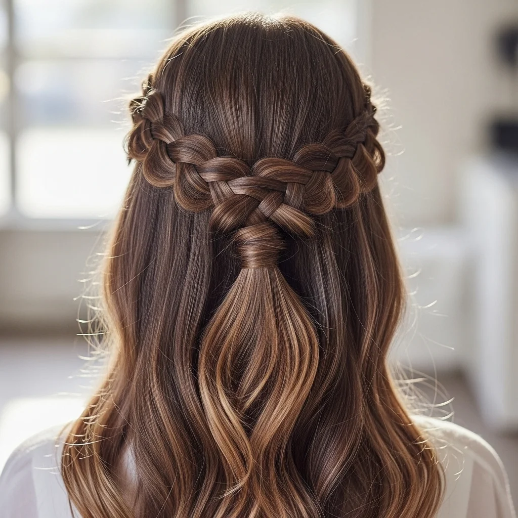 Elevate Your Style: 17 Gorgeous Braided Half-Up Half-Down Hairstyles to Inspire Your Next Look 2 classic three strand braid half up