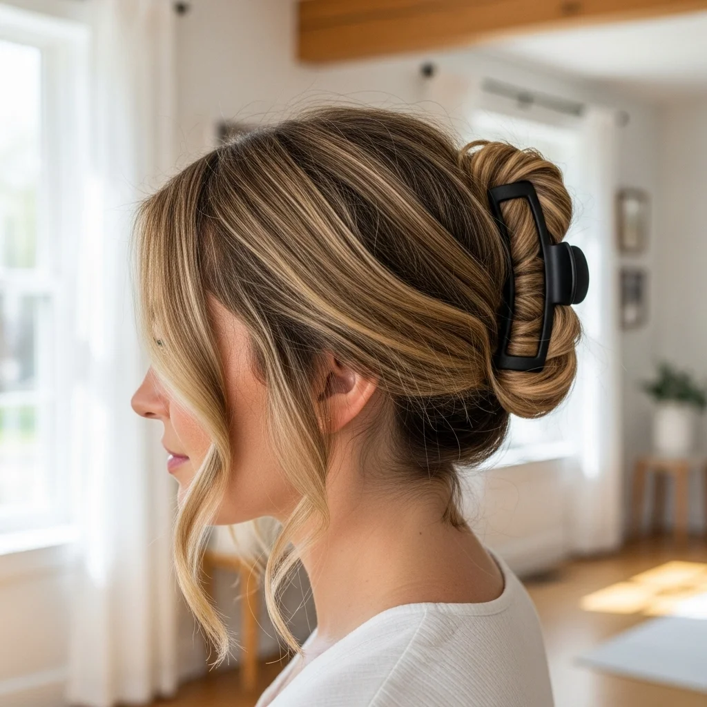claw clip updo