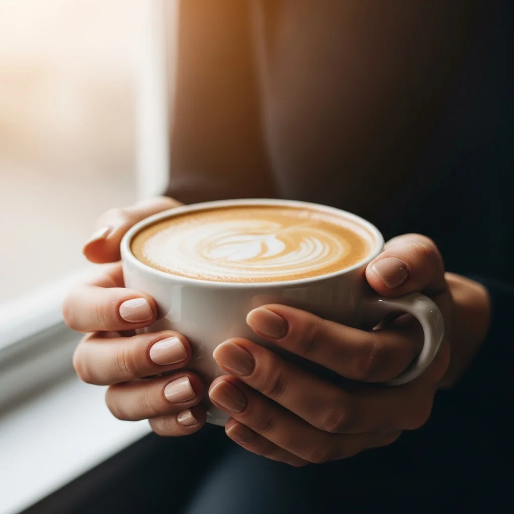 Top 17 Simple Fall Nail Designs That Are Cozy & Chic 5 creamy chai latte nude