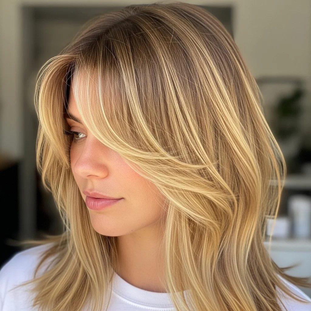 The Ultimate Guide to 17 Stunning Layered Hairstyles You Need to Try Now! 14 curtain bangs with subtle layers