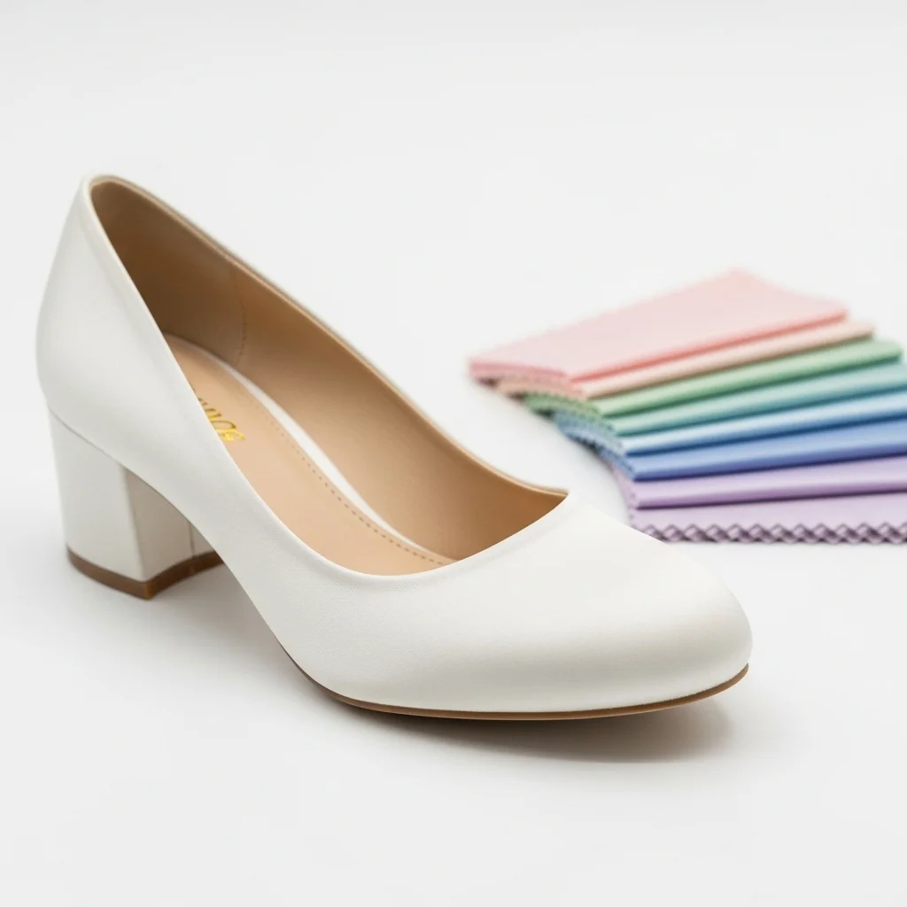 Step into Comfort & Style: Top 21 Low-Heel Wedding Shoes for Your Big Day 22 customizable dyeable low heel