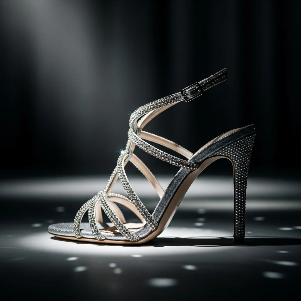 Step into Forever: Top 23 Wedding Shoe Sandals for Your Big Day 3 dazzling crystal embellished stiletto