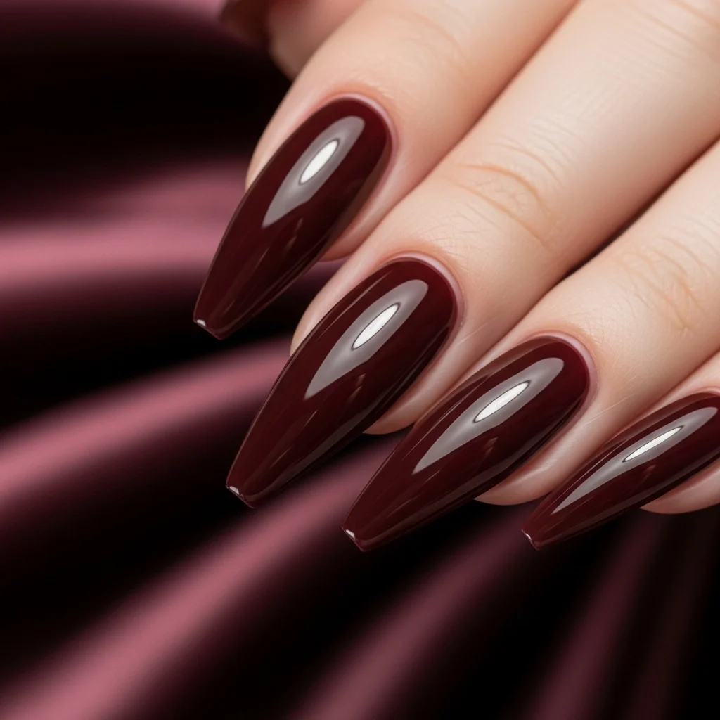 deep mahogany shine