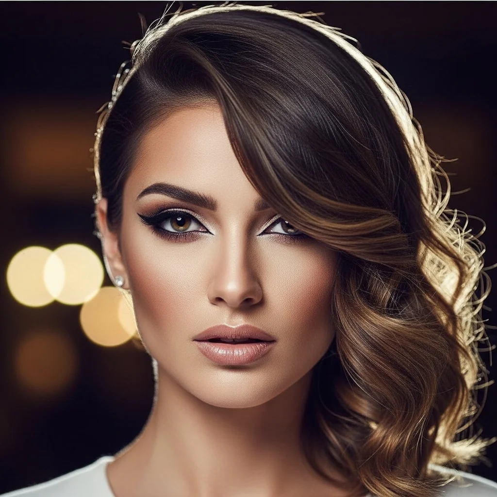 17 Loose Curly Hairstyles You Will Adore 13 deep side part curls
