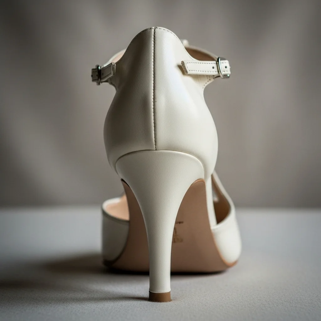 Step into Forever: Top 17 Ivory Wedding Shoes for Your Dream Day 15 delicate ivory t strap heel